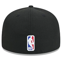 Men's New Era  Black Oklahoma City Thunder 2024/25 Edition Alternate 59FIFTY Fitted Hat