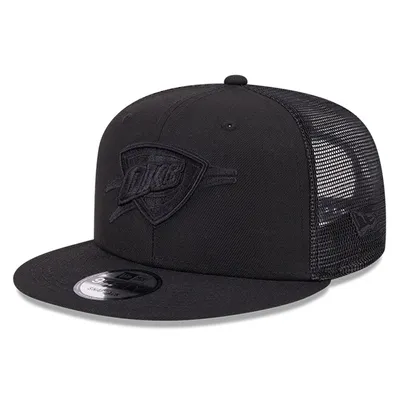 Oklahoma City Thunder New Era Classic 9FIFTY Trucker Snapback Hat - Black