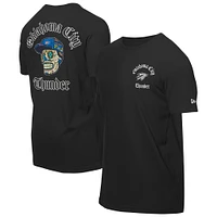 Men's New Era Black Oklahoma City Thunder Sugar Skulls T-Shirt