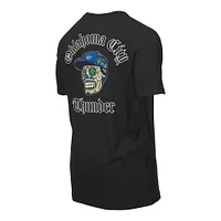 Men's New Era Black Oklahoma City Thunder Sugar Skulls T-Shirt