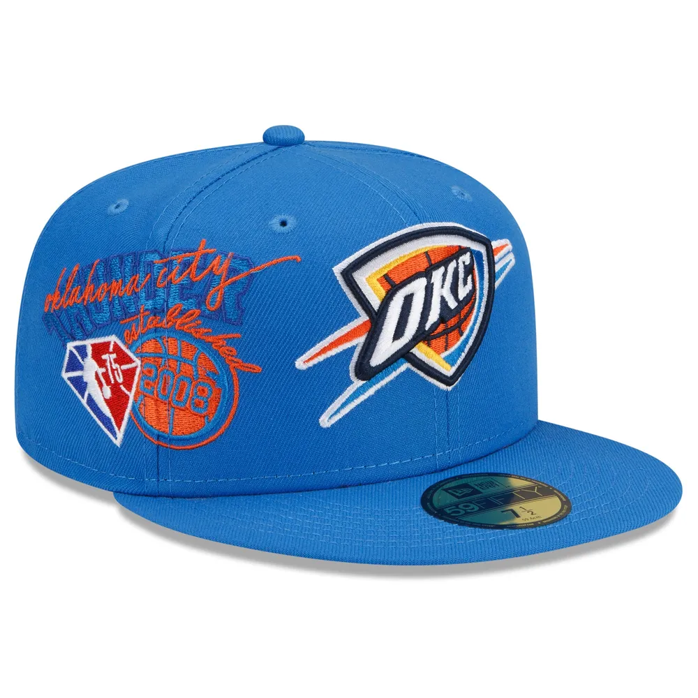 Men's New York Knicks New Era Black Back Half Team 59FIFTY Fitted Hat