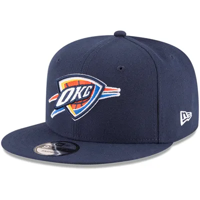 Oklahoma City Thunder New Era Official Team Color 9FIFTY Adjustable Snapback Hat - Navy