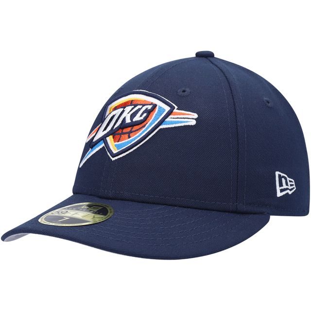 Casquette ajustée 59FIFTY à profil bas Oklahoma City Thunder Team pour homme New Era bleu marine