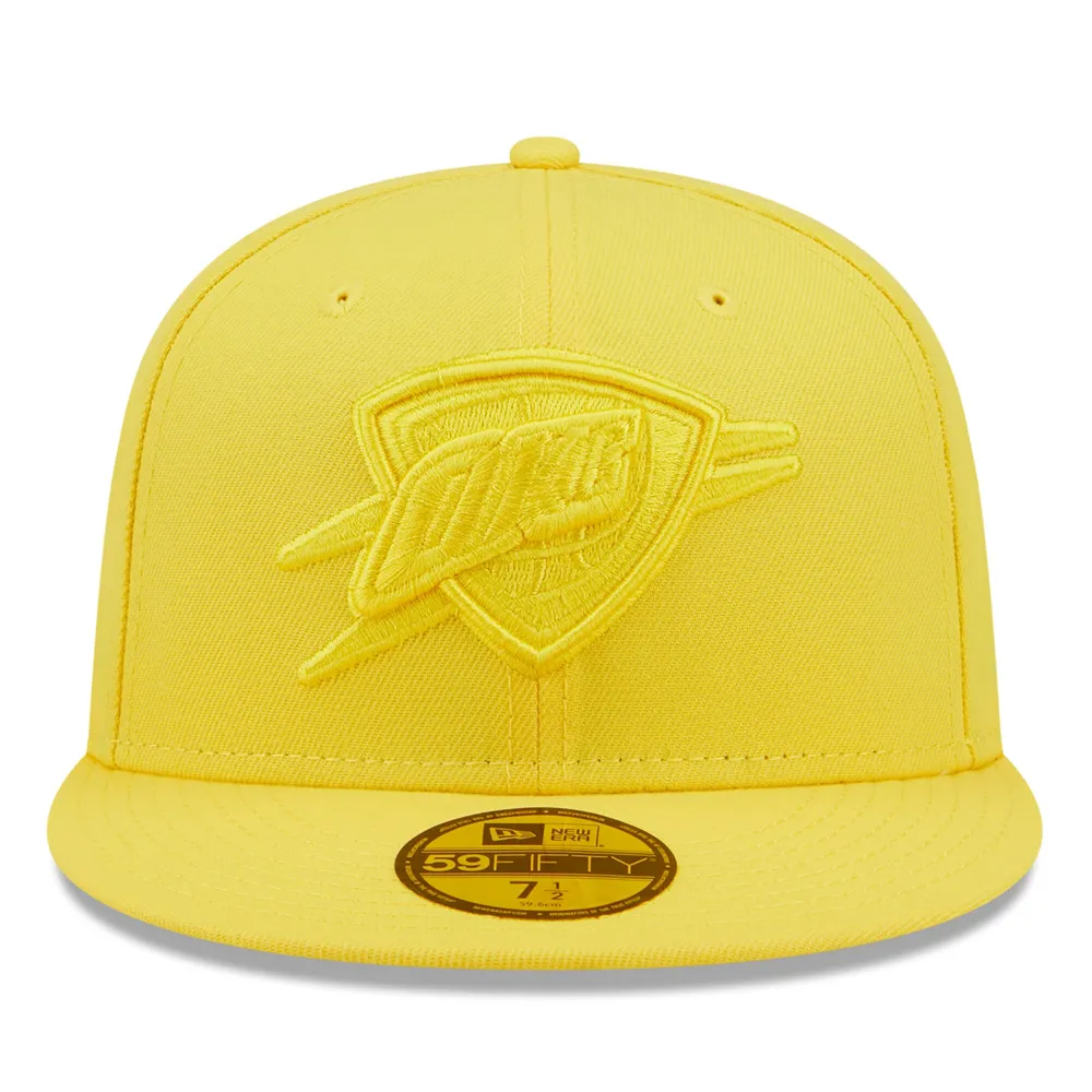 Casquette ajustée 59FIFTY Oklahoma City Thunder Colour Pack jaune pour homme New Era