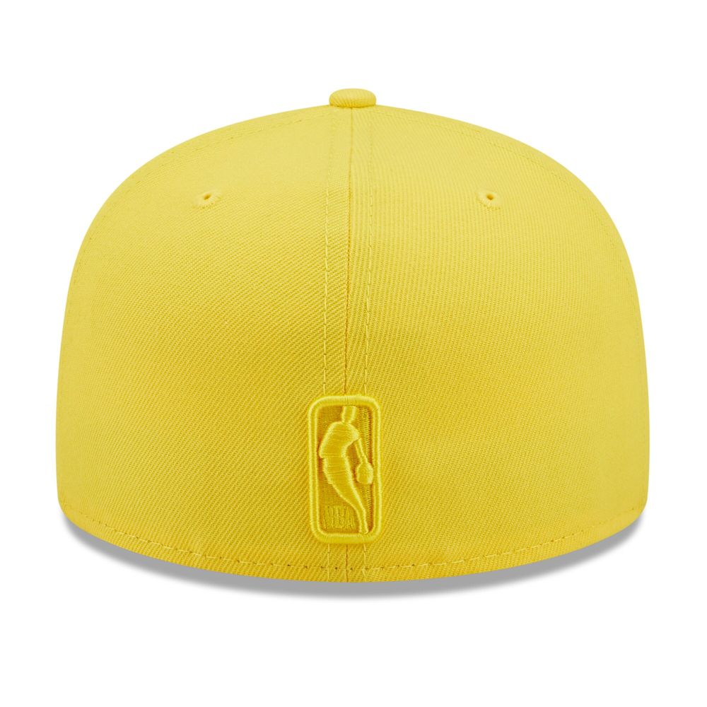 Men's New Era Yellow Oklahoma City Thunder Color Pack 59FIFTY Fitted Hat