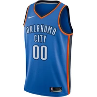 Men's Nike Blue Oklahoma City Thunder - Swingman Custom Jersey Icon Edition