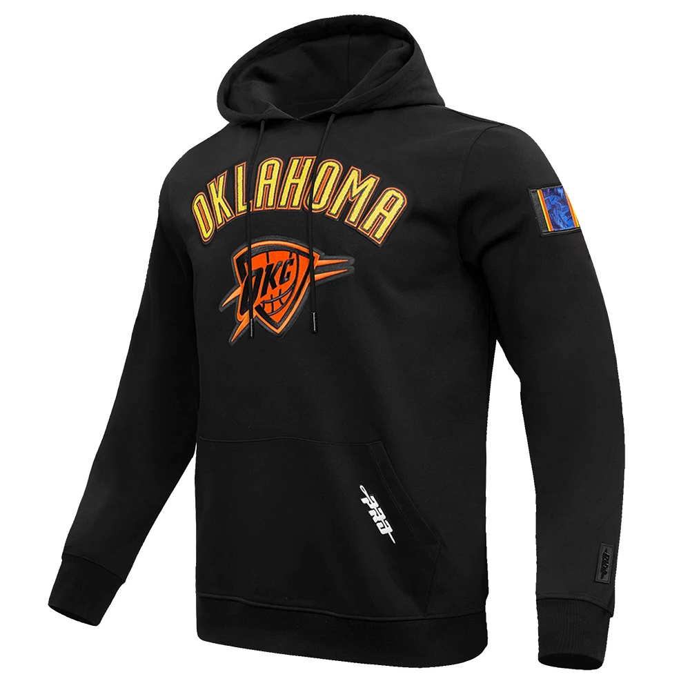 Men's Pro Standard Black Oklahoma City Thunder 2024/25 Edition Pullover Hoodie