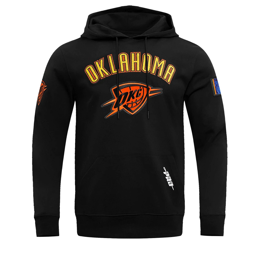 Men's Pro Standard Black Oklahoma City Thunder 2024/25 Edition Pullover Hoodie