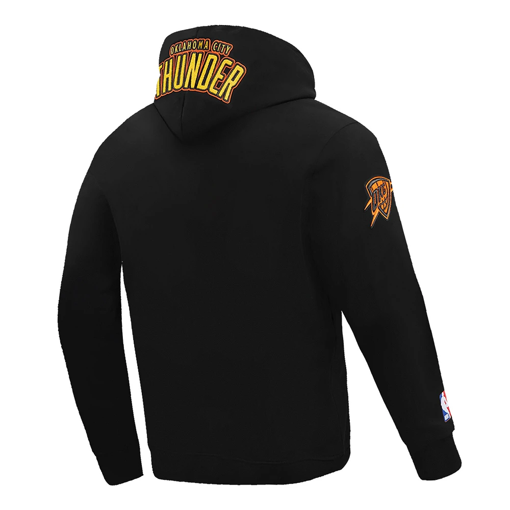 Men's Pro Standard Black Oklahoma City Thunder 2024/25 Edition Pullover Hoodie