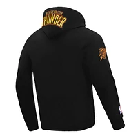 Men's Pro Standard Black Oklahoma City Thunder 2024/25 Edition Pullover Hoodie