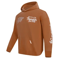 Sweat à capuche Pro Standard Brown Oklahoma City Thunder Paint the pour homme