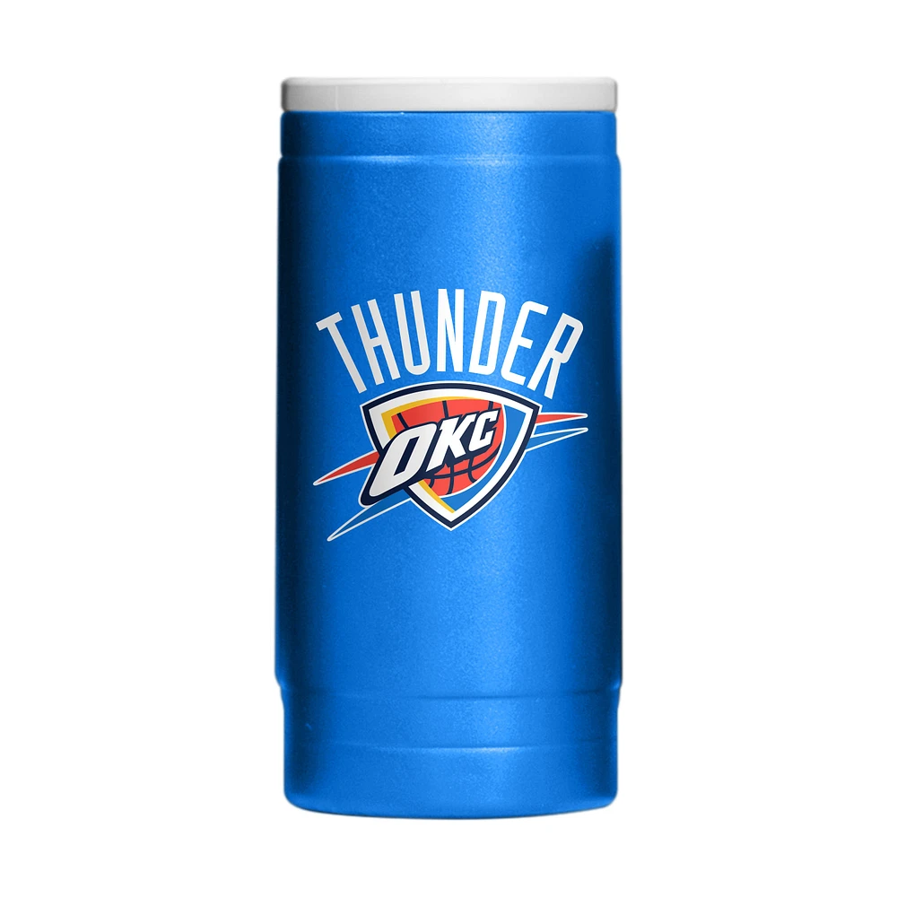 Oklahoma City Thunder 12oz. Flipside Powdercoat Slim Can Cooler