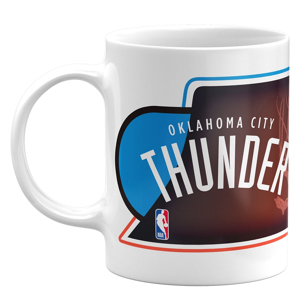 The Sports Vault Oklahoma City Thunder - 11oz. Sublimated Coffee Mug