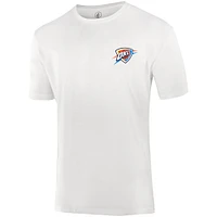 T-shirt unisexe FISLL blanc avec logo Oklahoma City Thunder Burst
