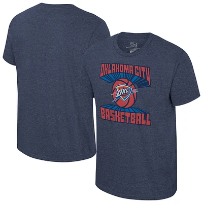 T-shirt unisexe Stadium Essentials bleu marine Oklahoma City Thunder Club Time Tri-Blend