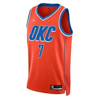 Unisex Jordan Brand Chet Holmgren Orange Oklahoma City Thunder Swingman Jersey - Statement Edition