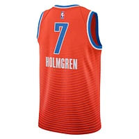 Unisex Jordan Brand Chet Holmgren Orange Oklahoma City Thunder Swingman Jersey - Statement Edition