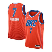 Unisex Jordan Brand Chet Holmgren Orange Oklahoma City Thunder Swingman Jersey - Statement Edition