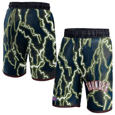 Oklahoma City Thunder NBA & KidSuper Studios by Fanatics Unisex Hometown Shorts - Black