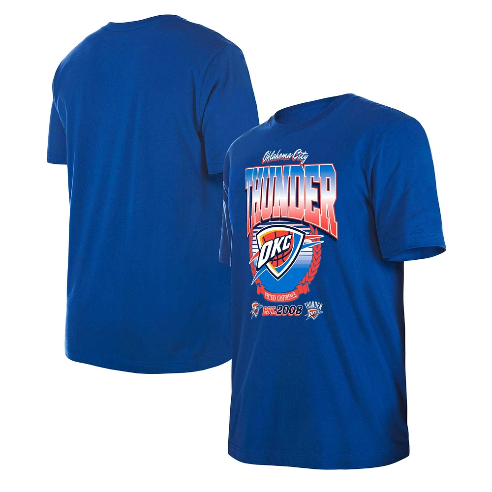 T-shirt unisexe New Era bleu Oklahoma City Thunder Summer Classics