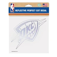 Décalcomanie réfléchissante parfaite WinCraft Oklahoma City Thunder 6 "x 6"