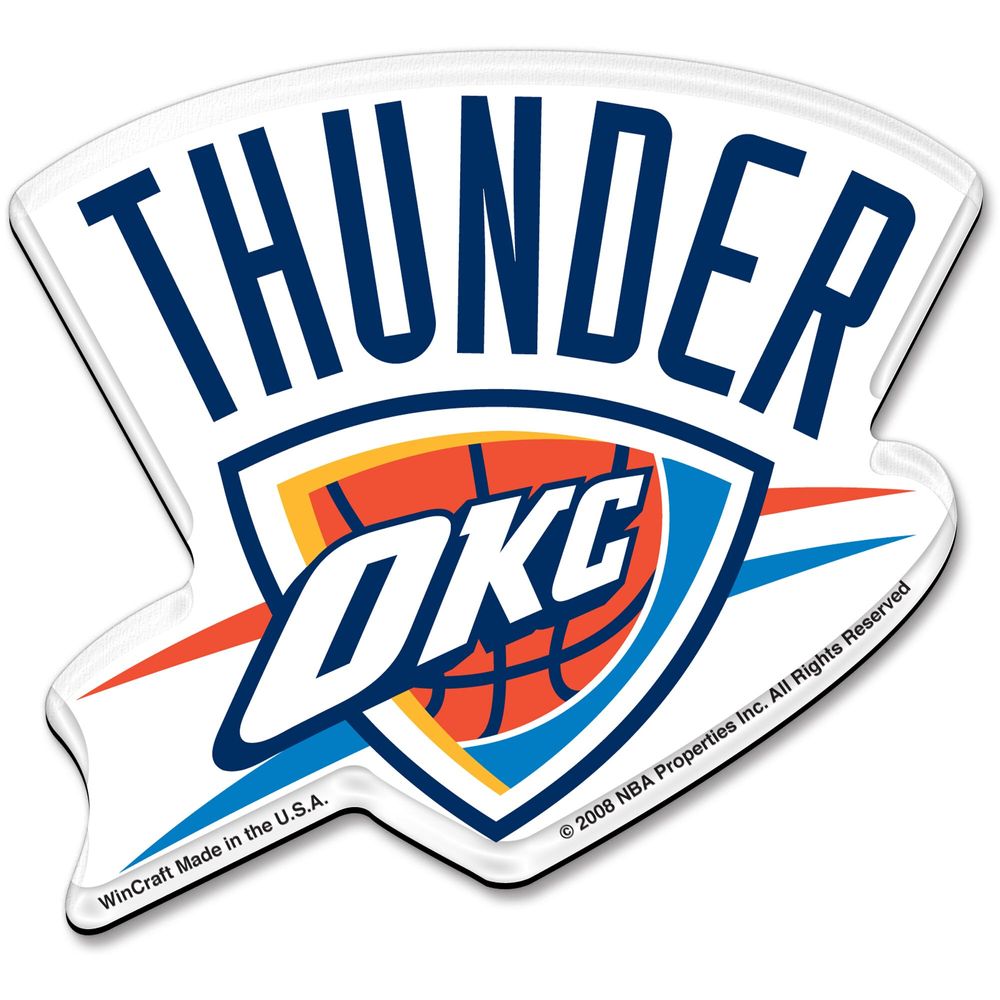 WinCraft Oklahoma City Thunder Team Logo Premium Acrylic Keychain