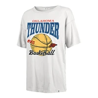 Women's '47  White Oklahoma City Thunder Edition Down Court Sadie T-Shirt