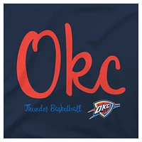 T-shirt Stadium Essentials bleu marine pour femme Oklahoma City Thunder 3e quart-temps