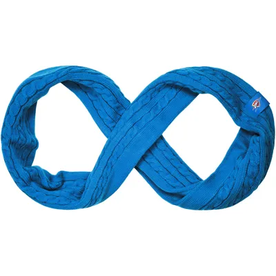 Oklahoma City Thunder Women's Cable Knit Infinity Scarf - Blue