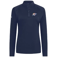 Haut à fermeture éclair quart de tour Flex Insignia 2.0 bleu marine pour femme Levelwear Oklahoma City Thunder