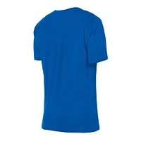 Women's New Era Blue Oklahoma City Thunder Glam Game Flower T-Shirt