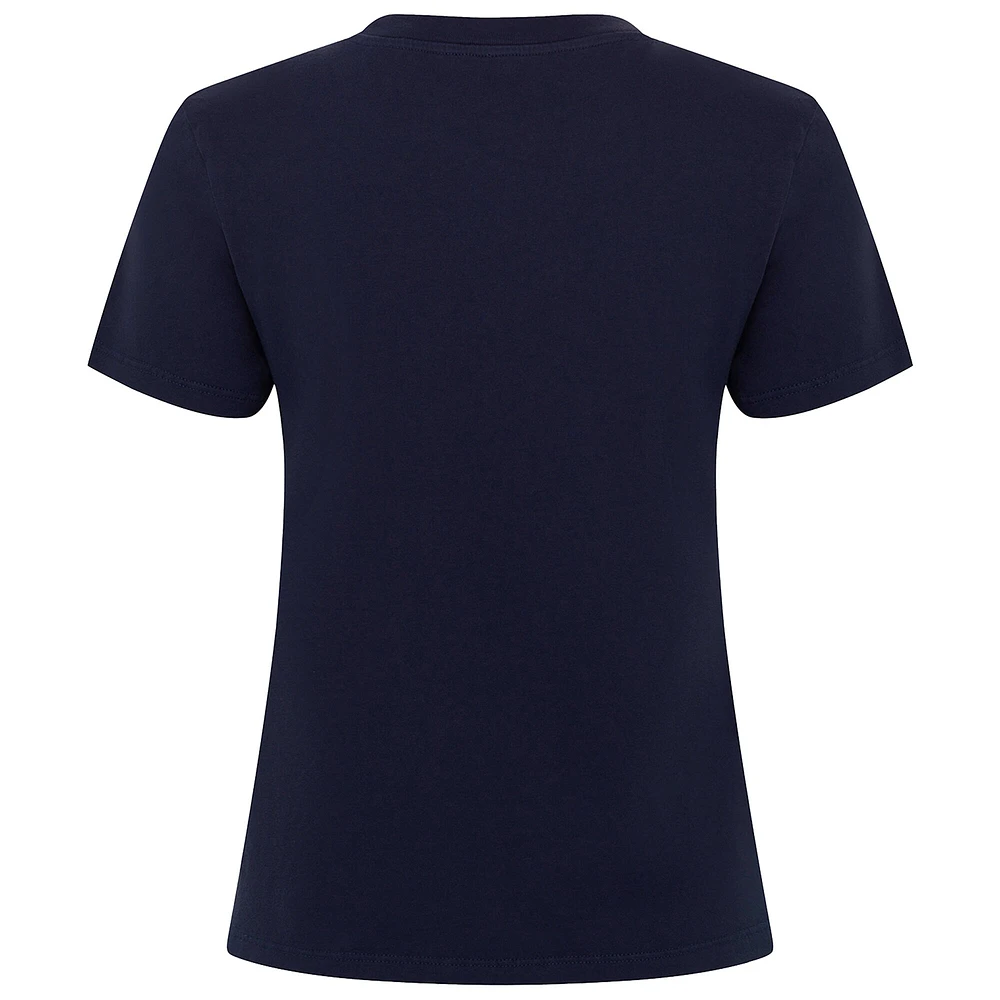 T-shirt Sportiqe bleu marine pour femme, coupe boxy, Oklahoma City Thunder, Arcadia