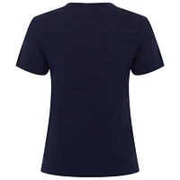 T-shirt Sportiqe bleu marine pour femme, coupe boxy, Oklahoma City Thunder, Arcadia