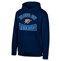 Sweat à capuche en polaire bleu marine pour jeunes du club de football Oklahoma City Thunder Home Town