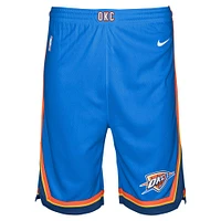 Youth Nike Blue Oklahoma City Thunder Swingman Performance Shorts – Icon Edition