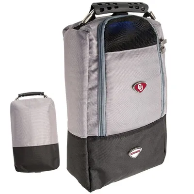 Oklahoma Sooners Shoe Bag - Black/Gray