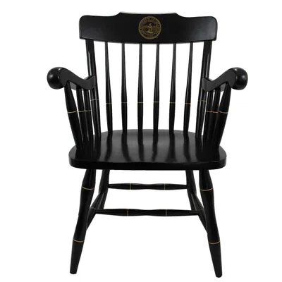 Oklahoma Sooners Seal Logo Captains Chair - Black
