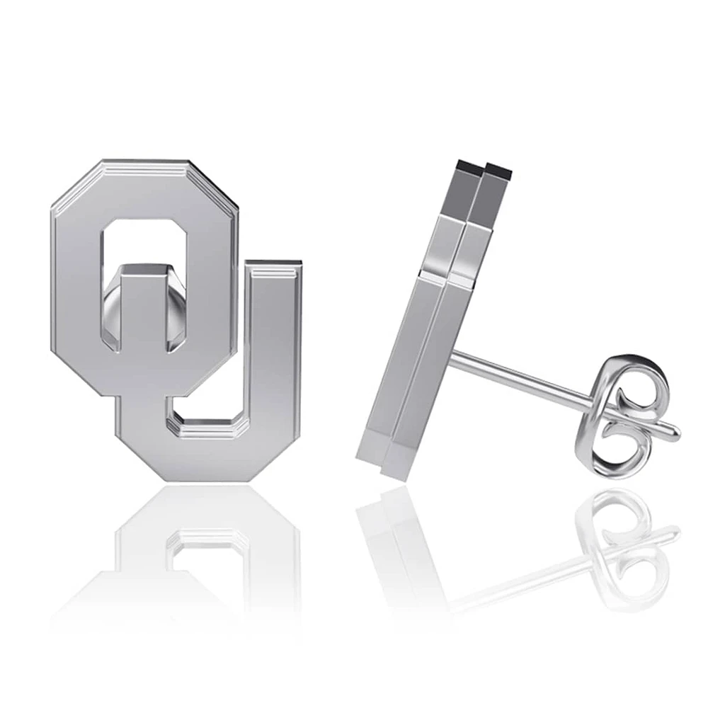 Dayna Designs Oklahoma Sooners Boucles d'oreilles en argent