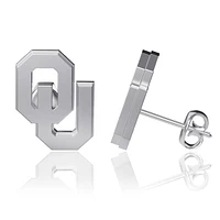 Dayna Designs Oklahoma Sooners Silver Post Earrings