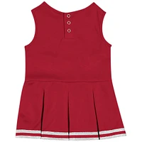 Girls Infant Colosseum Crimson Oklahoma Sooners Time For Recess Cheer Dress