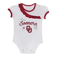 Girls Newborn & Infant Oklahoma Sooners Two-Piece Love My Team Bodysuit Skirt Set