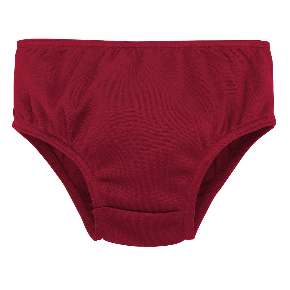 Ensemble robe pull et bloomer deux pièces pour filles d'âge préscolaire Crimson Oklahoma Sooners