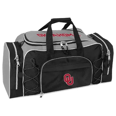 Oklahoma Sooners Action Duffel Bag - Gray