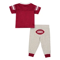 Ensemble maillot et pantalon de football pour bébé Colosseum Oklahoma Sooners Field Time