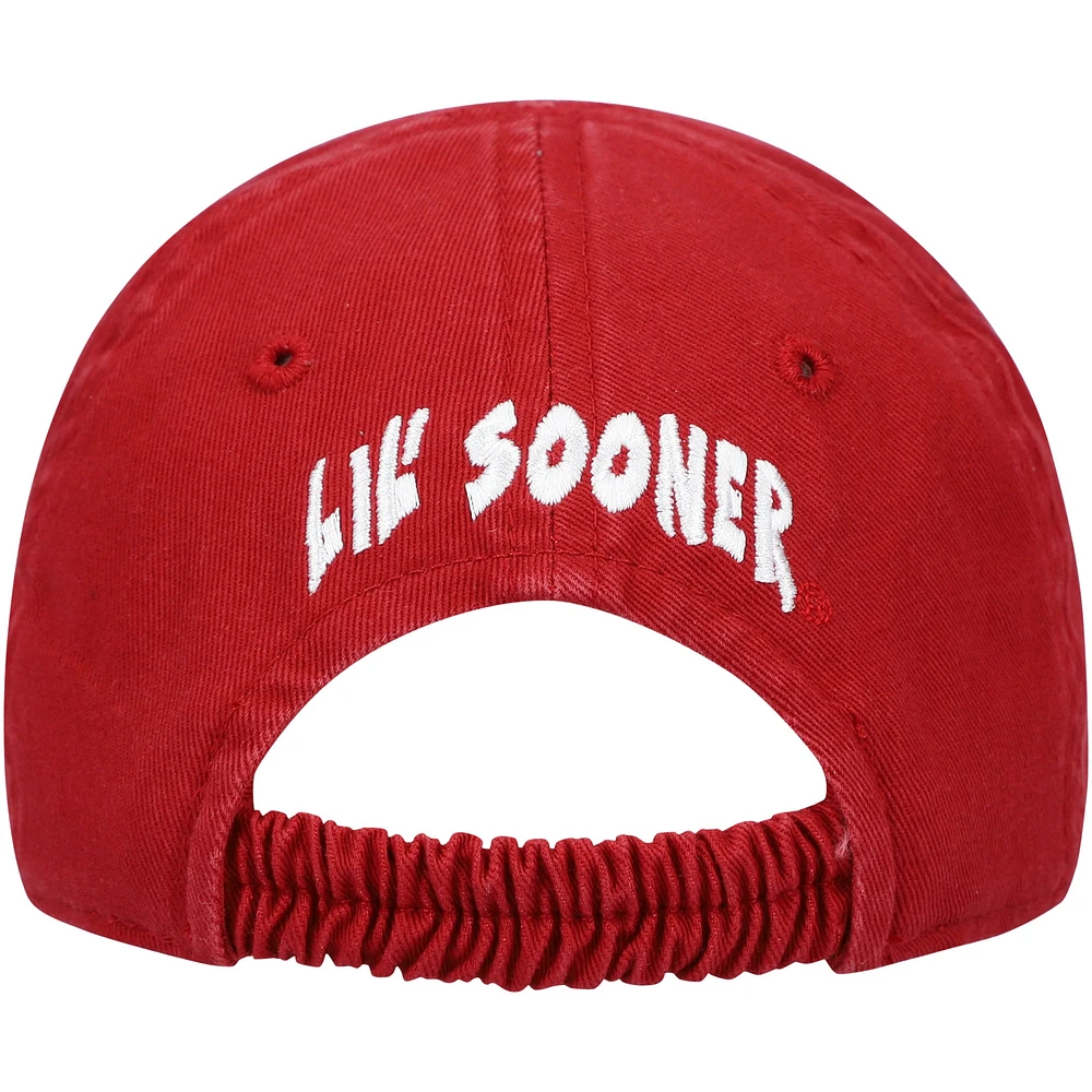 Infant Top of the World Crimson Oklahoma Sooners Mini Me Flex Hat