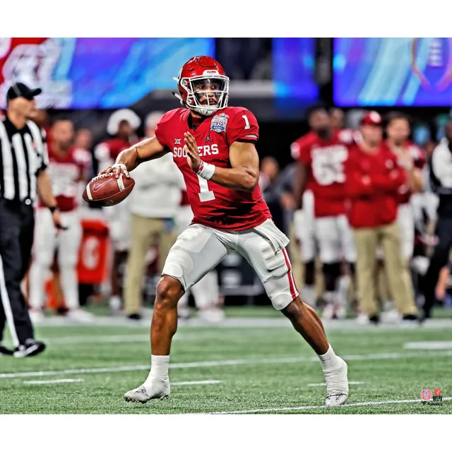 Jalen Hurts Philadelphia Eagles Unsigned Looking to Pass Photograph