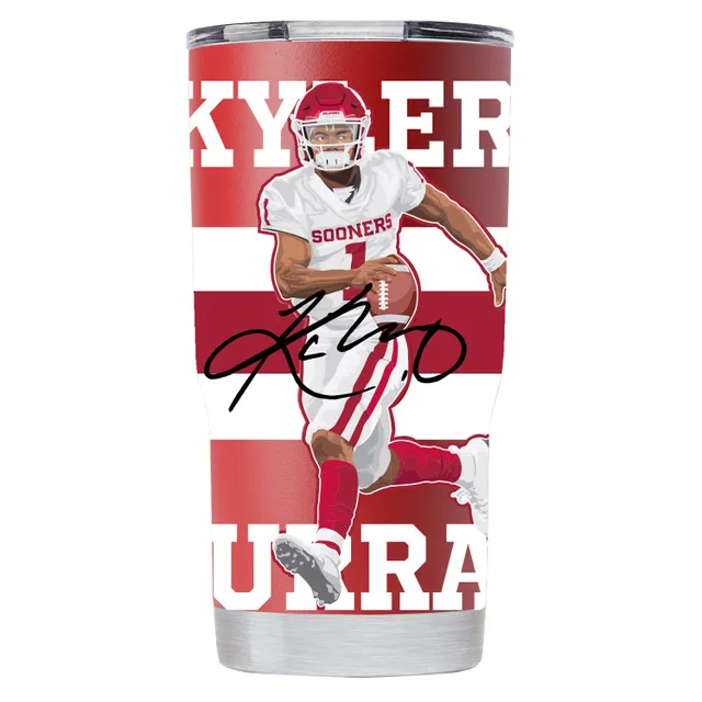 Kyler Murray Oklahoma Sooners Unsigned White Jersey Throw Photograph