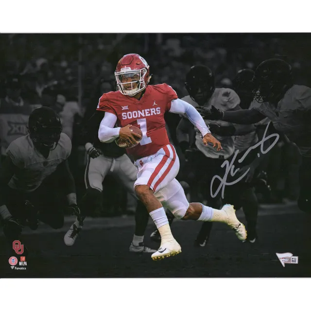 Kyler Murray Oklahoma Sooners Unsigned Touchdown Celebration Photograph