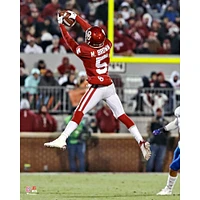 Marquise Brown Oklahoma Sooners Unsigned Leaping Catch Photograph