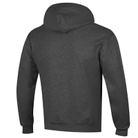 Men's Champion  Charcoal Oklahoma Sooners Arch Over Logo Pullover Hoodie